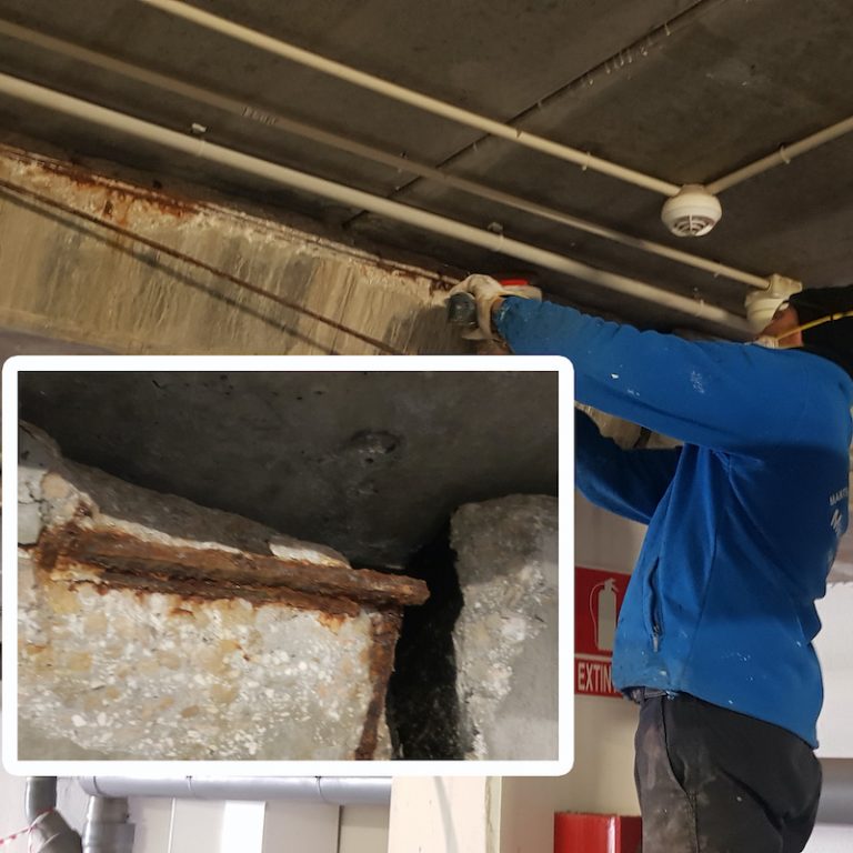 REPARACIÓN TECHO DE HORMIGÓN