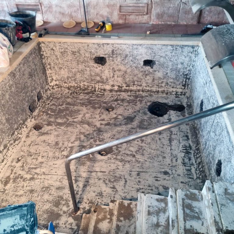 Reparación integral piscina termal