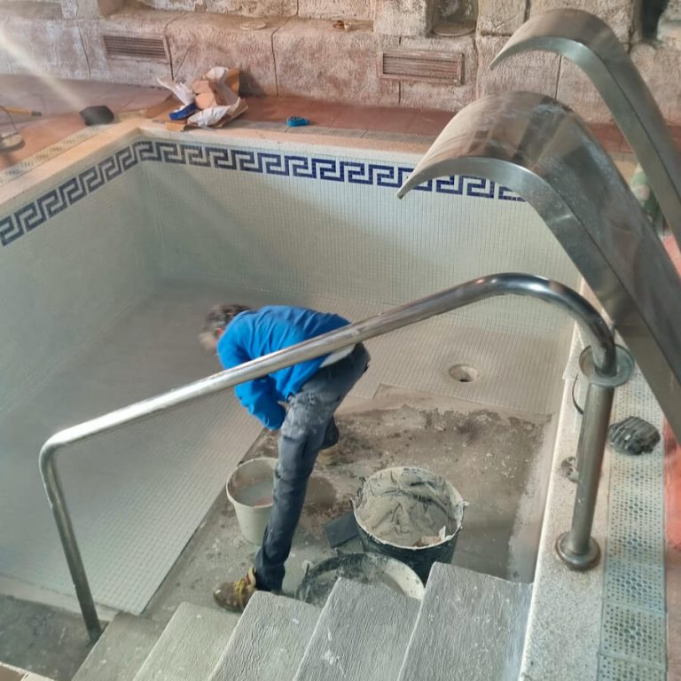Reparación integral piscina termal